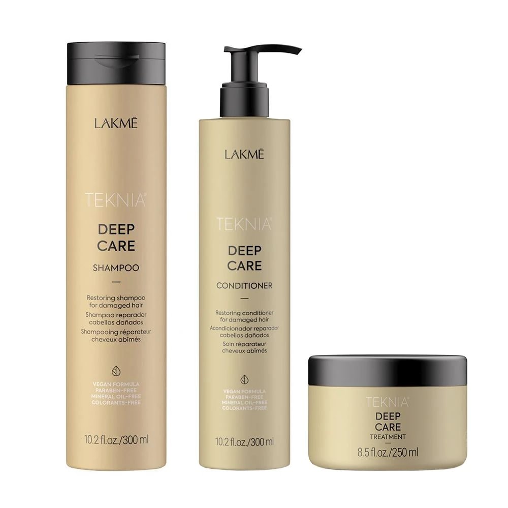 Lakme Teknia Deep Care plaukų priežiūros rinkinys 3 vnt.