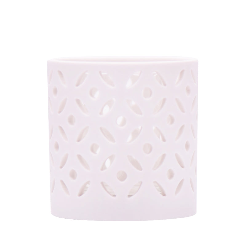 Yankee Candle Ceramic Circle keramikinė baltos spalvos žvakidė
