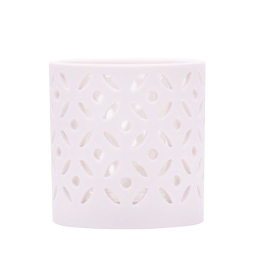 Yankee Candle Ceramic Circle keramikinė baltos spalvos žvakidė