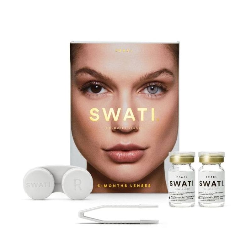 Swati spalvoti 6 mėnesių kontaktiniai lęšiai Pearl