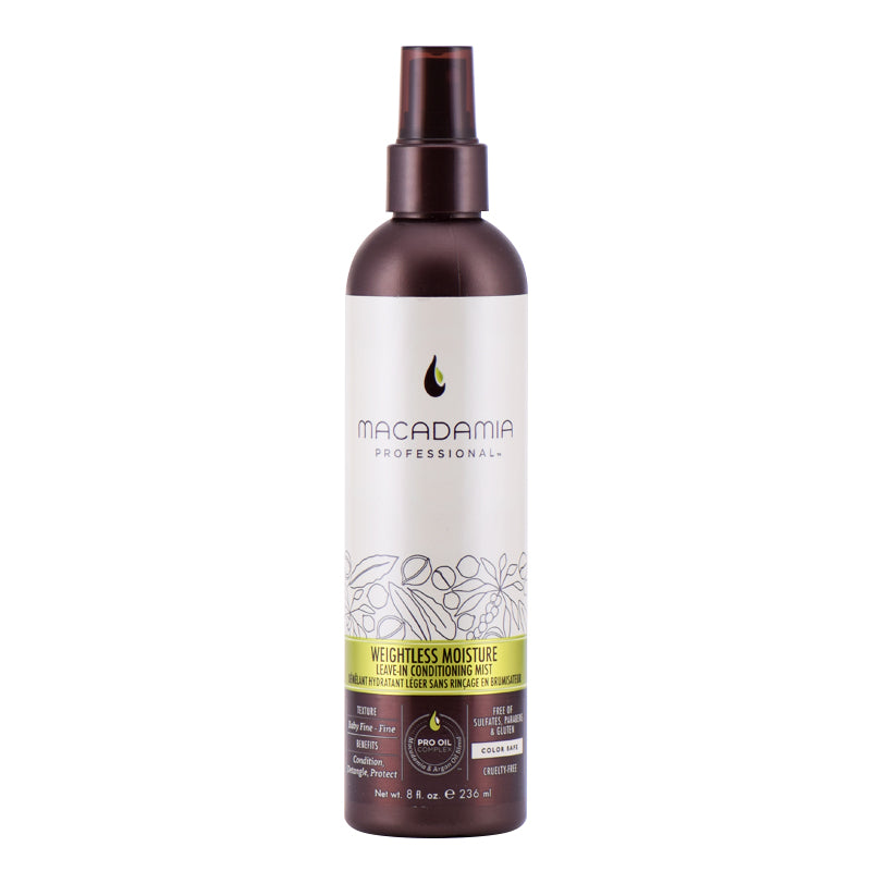 Macadamia Weightless Moisture Mist drėkinamasis kondicionierius 236 ml