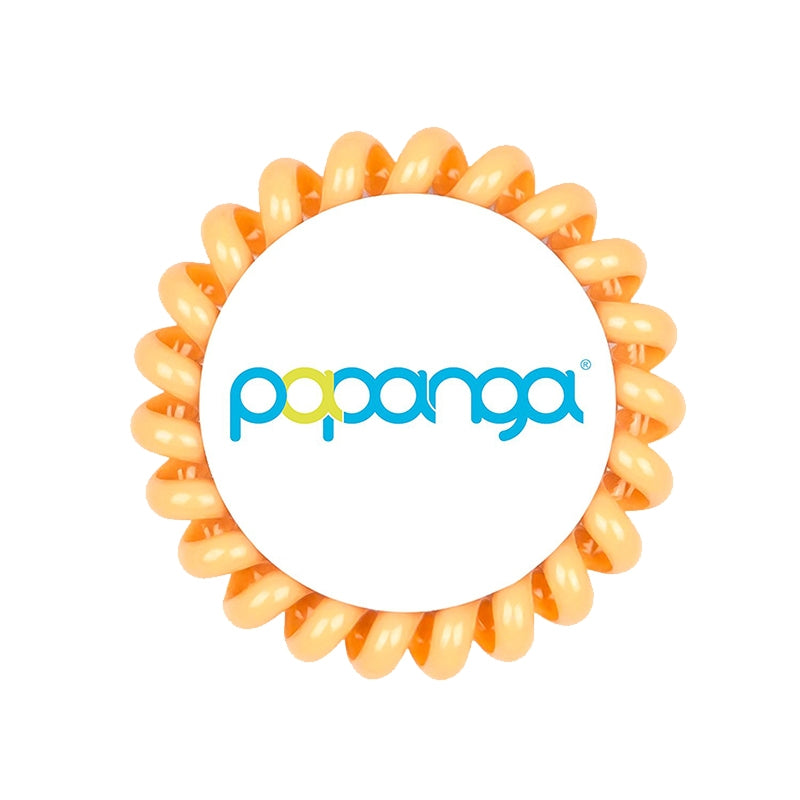 Papanga Classic didelė spiralinė plaukų gumytė Vanilla