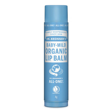 Dr. Bronner's ekologiškas bekvapis lūpų balzamas Baby-Mild 4g