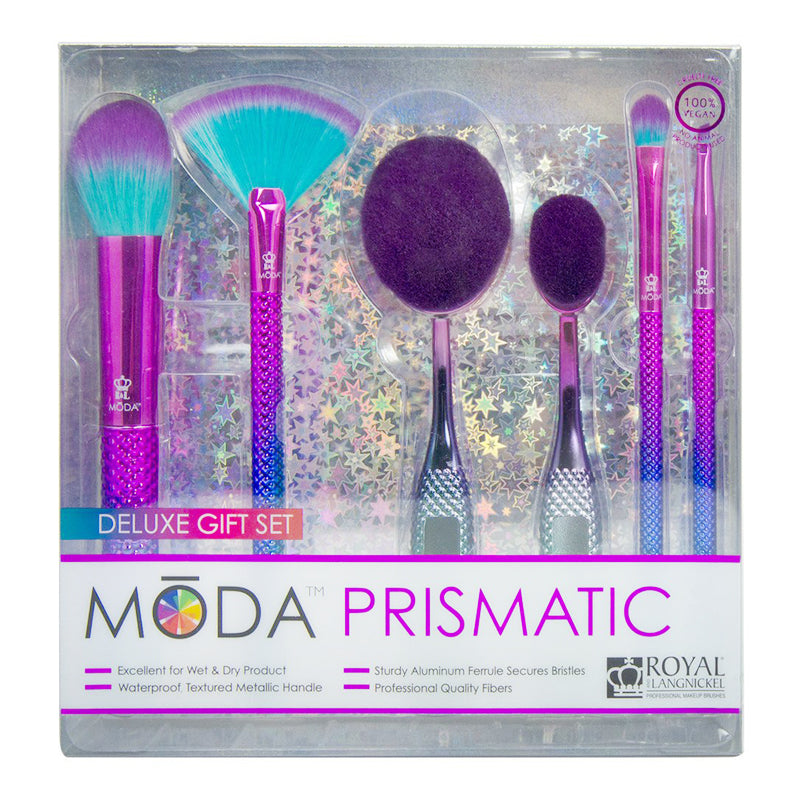Royal & Langnickel Moda Prismatic makiažo šepetėlių rinkinys