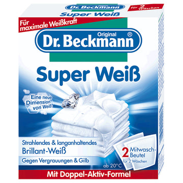 Dr. Beckmann skalbinių baliklis Super White 80 g