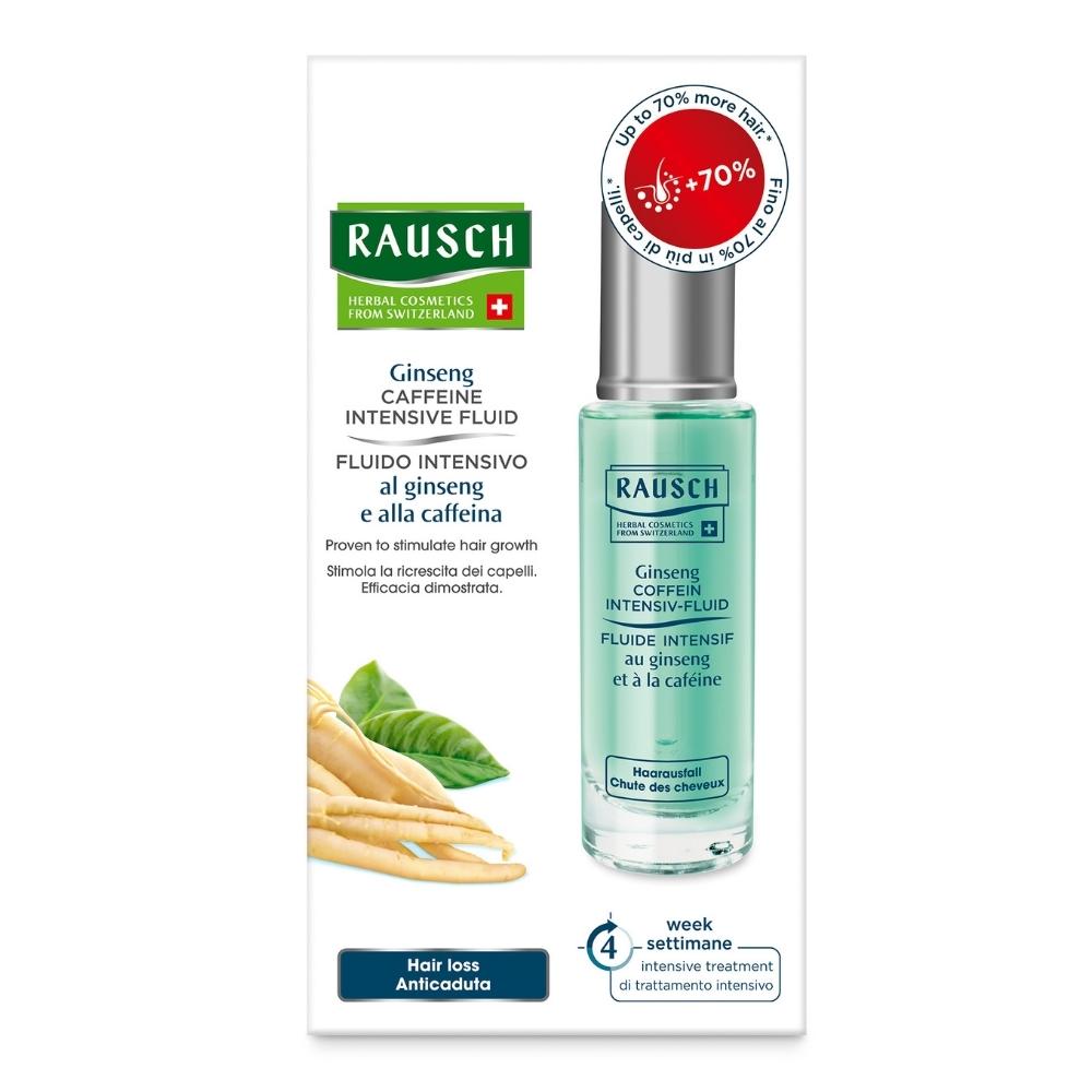 Rausch Ginseng Coffein Intensiv-Fluid fuidas slenkantiems plaukams 50ml