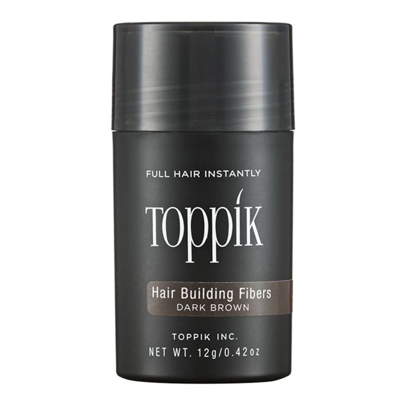 Toppik Hair Building Fibers Dark Brown plaukų efektą sukurianti pudra 12 g