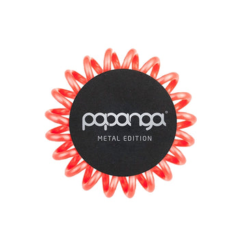 Papanga Metal maža spiralinė plaukų gumytė Coral