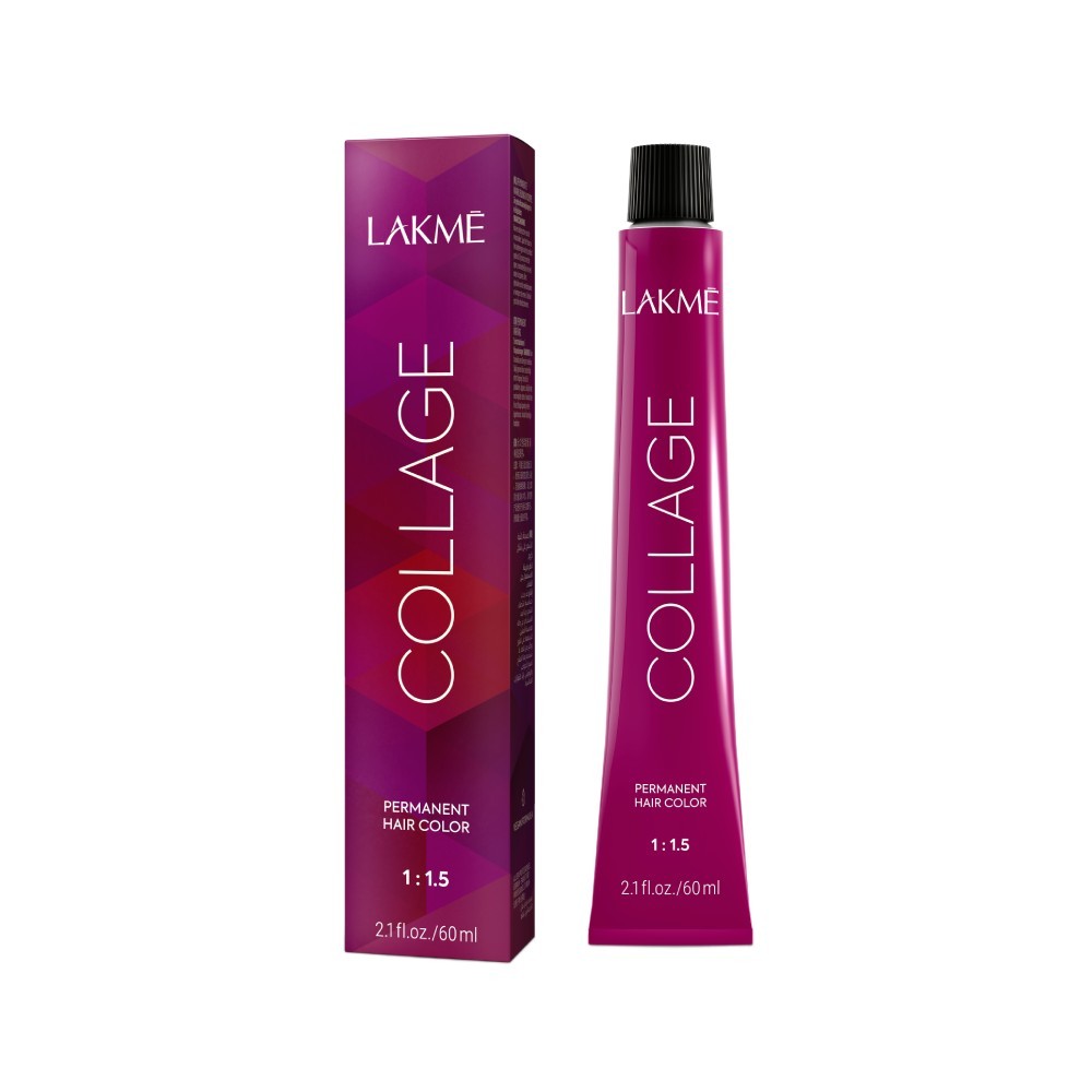 Lakme Collage Permanent Color plaukų dažai 6/60 60ml