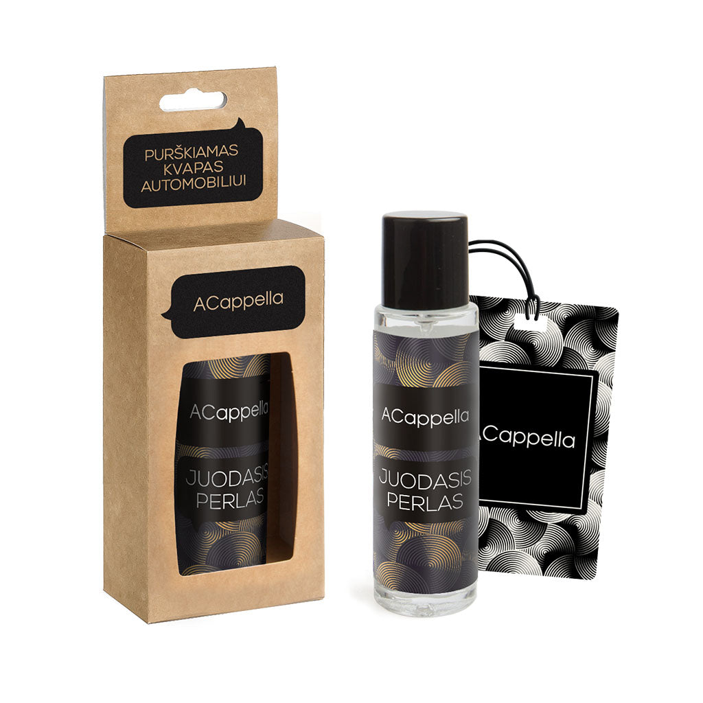 ACappella automobilių kvapas purškiamas su kartoniuku Juodas perlas 50 ml