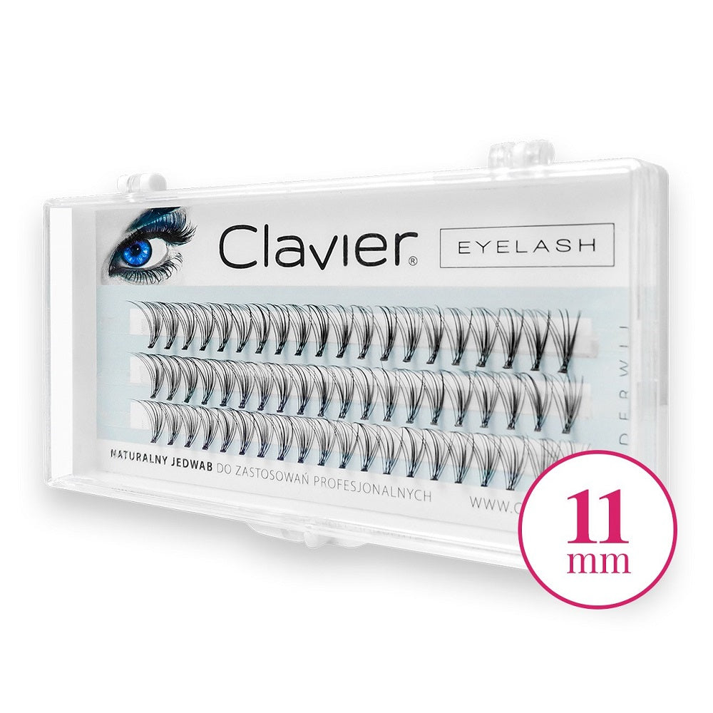 Clavier dirbtinių blakstienų kuokšteliai 11mm 