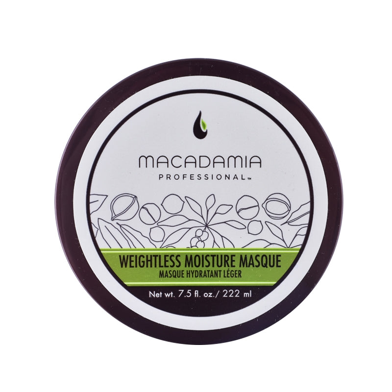 Macadamia Weightless drėkinamoji plaukų kaukė 222 ml