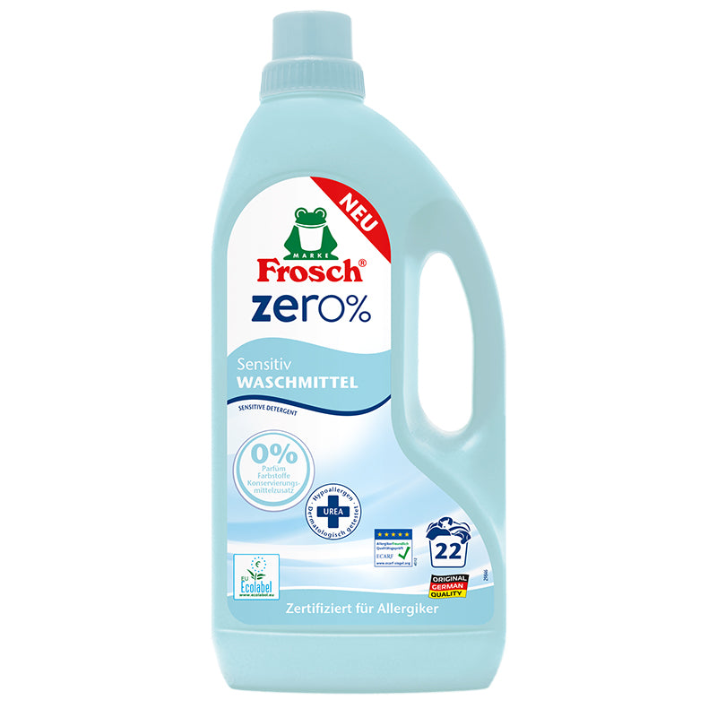 Frosch Zero skystas skalbiklis Sensitive 1500 ml