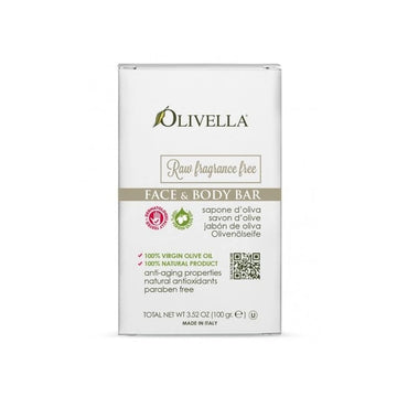 Olivella Raw Fragrance bekvapis muilas veidui ir kūnui 100 g