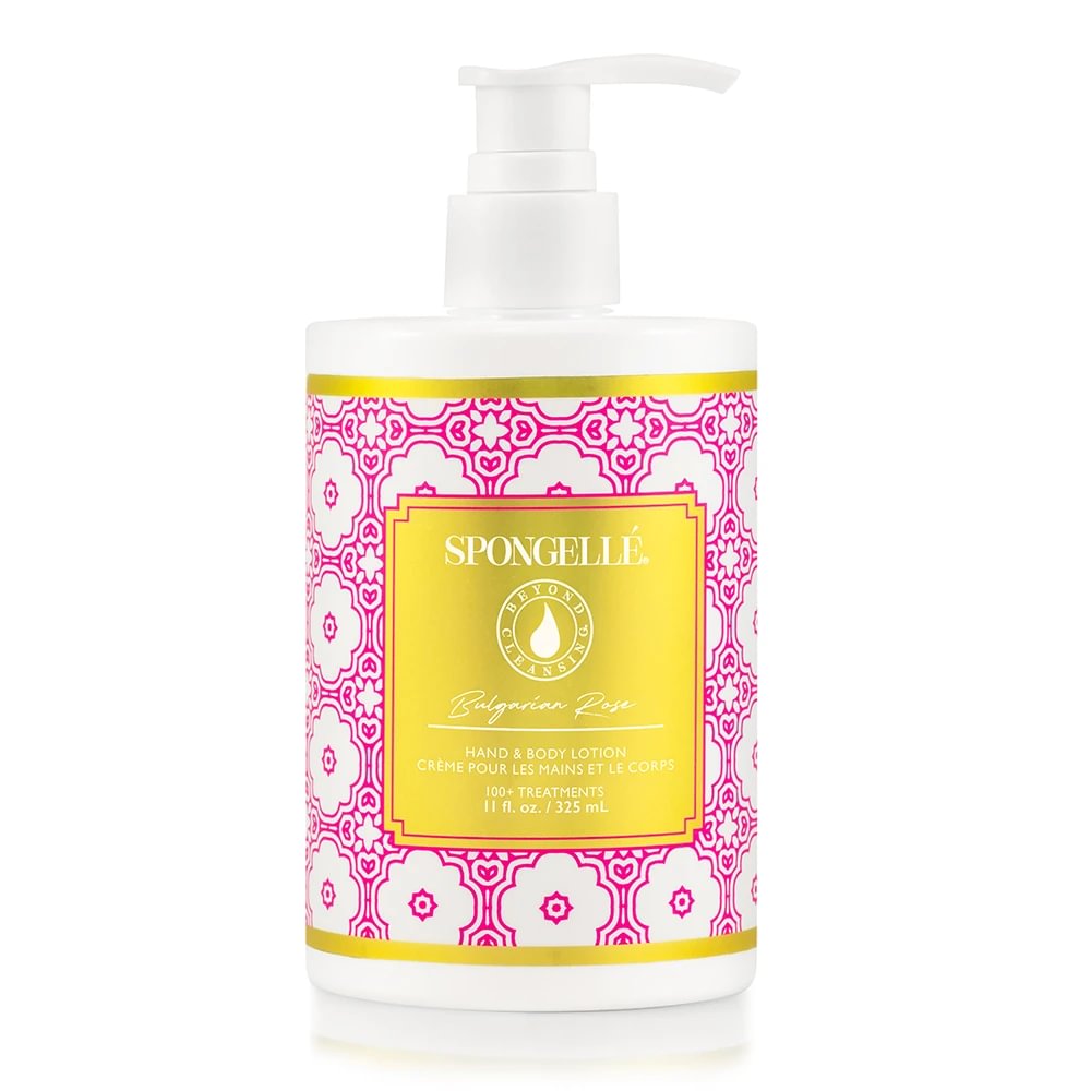Spongelle Daisy Collection rankų ir kūno losjonas Bulgarian Rose 350ml