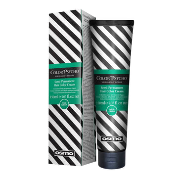 Osmo Color Psycho pusiau ilgalaikiai plaukų dažai Green 150 ml