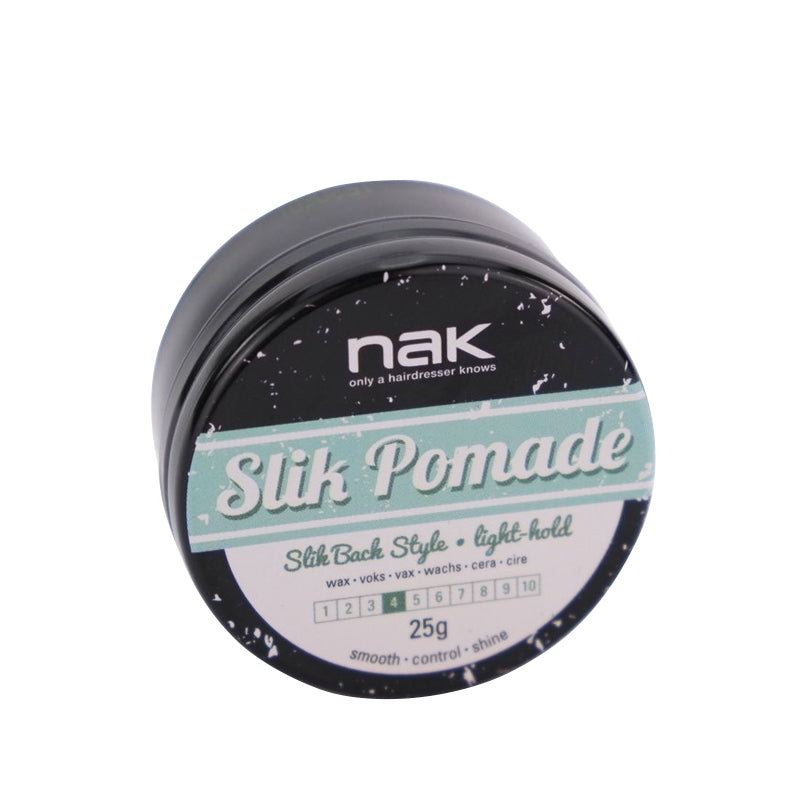 Nak Slik silpnos fiksacijos plaukų formavimo vaškas 25g