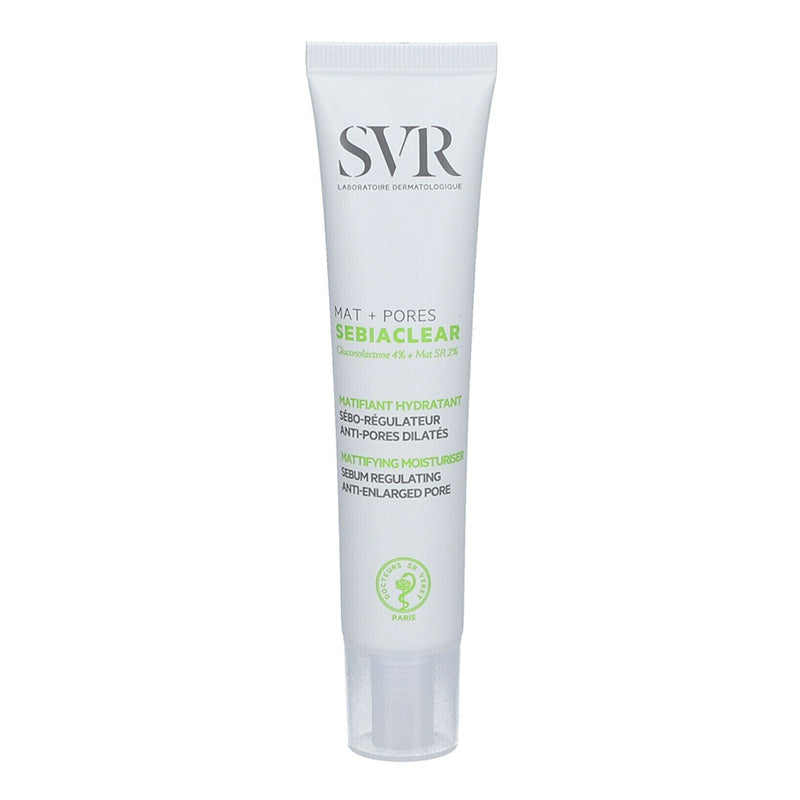 SVR Sebiaclear Mat+Pores matinis veido kremas riebiai odai 40ml
