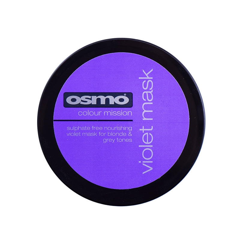 Osmo Colour Mission Violet Mask kaukė šviesiai dažytiems plaukams 100 ml