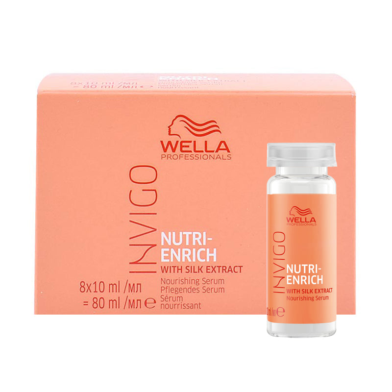 Wella Invigo Nutri Enrich atkuriamasis plaukų serumas 8 x 10 ml