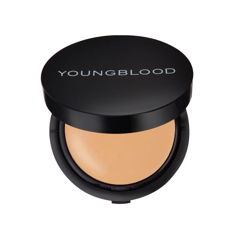 Youngblood Mineral Radiance kompaktinis makiažo pagrindas Warm Beige 7 g