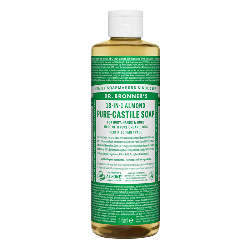 Dr. Bronner's ekologiškas skystas muilas Almond 475ml