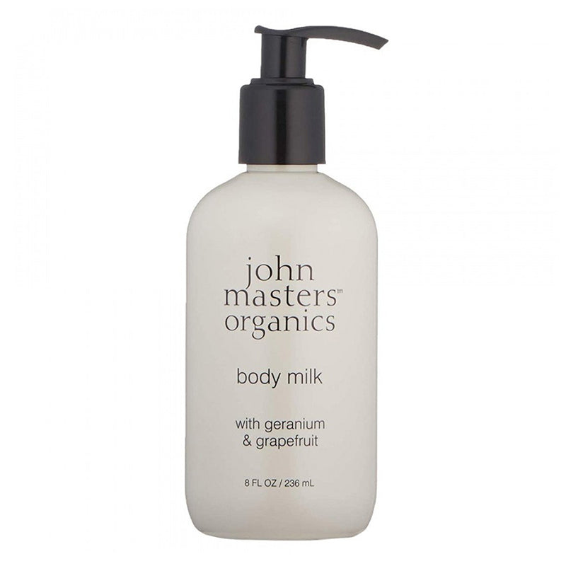John Masters Organics Geranium & Grapefruit kūno pienelis 236ml