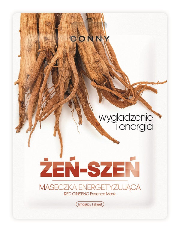 Conny Red Ginseng Essence Mask energizuojanti lakštinė kaukė ženšenis 23g