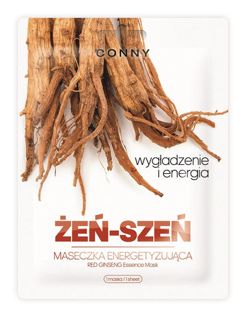 Conny Red Ginseng Essence Mask energizuojanti lakštinė kaukė ženšenis 23g
