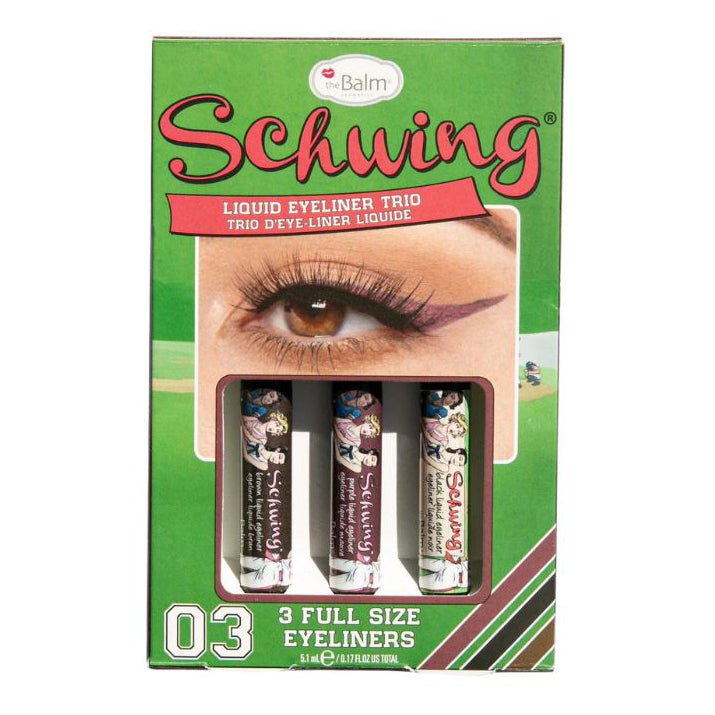 TheBalm SCHWING akių kontūro pravedimo rinkinys 3 x 1.7ml