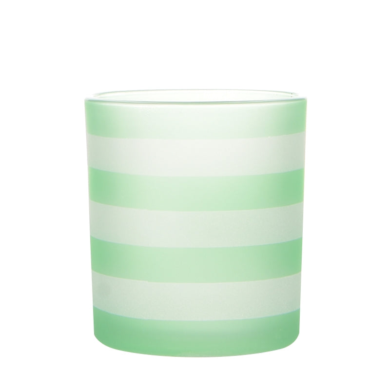 Yankee Candle Coastal Stripe Votive Green žvakidė