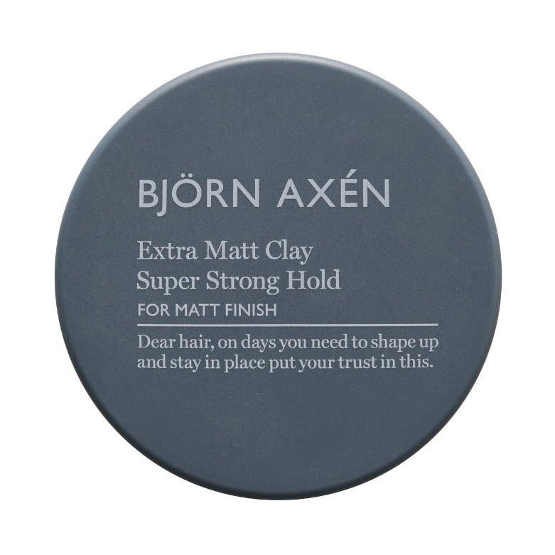 Bjorn Axen Extra Matt Clay Super Strong Hold plaukų modeliavimo molis 80 ml