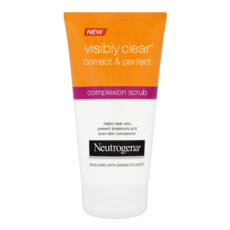 Clear correct. Скраб для лица Neutrogena visibly. Коррекция Clear. Correct perfect.